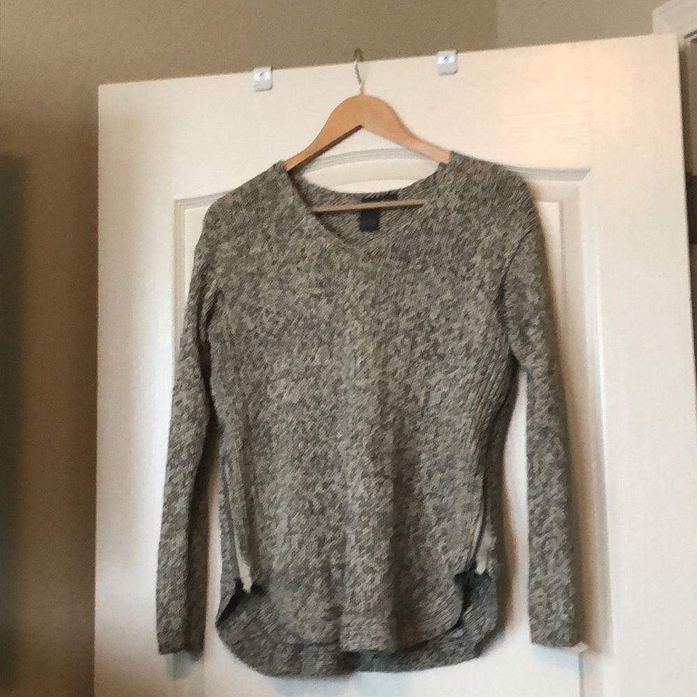 Sweater with side zippers